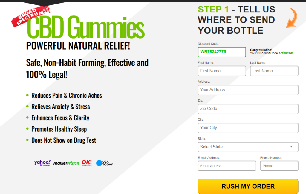 Truth CBD Gummies Order